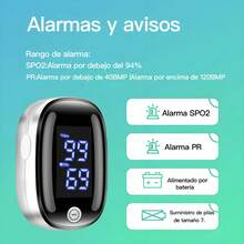 Finger Pulse Oximeter For Blood Oxygenation, Blood Oxygen Saturation Monitor, O2 Meter, Portable SpO2 And Pulse Rate Monitor, Lanyard Included, Batteries Not Included, With Elegant Packaging Box Included - Black - View 7