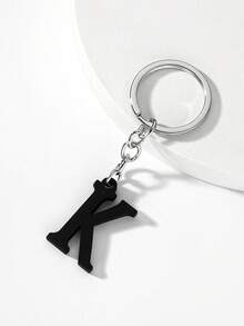 1pc Fashion Exaggerated English Letter Acrylic Unisex Keychain, Couples Accessory, Holiday Backpack For School Halloween Accessories Teachers Day Christmas Gift Ideas Bag Accessories Lanyards With Id Holder Car Accessories Bag Charms - Silver - View 29