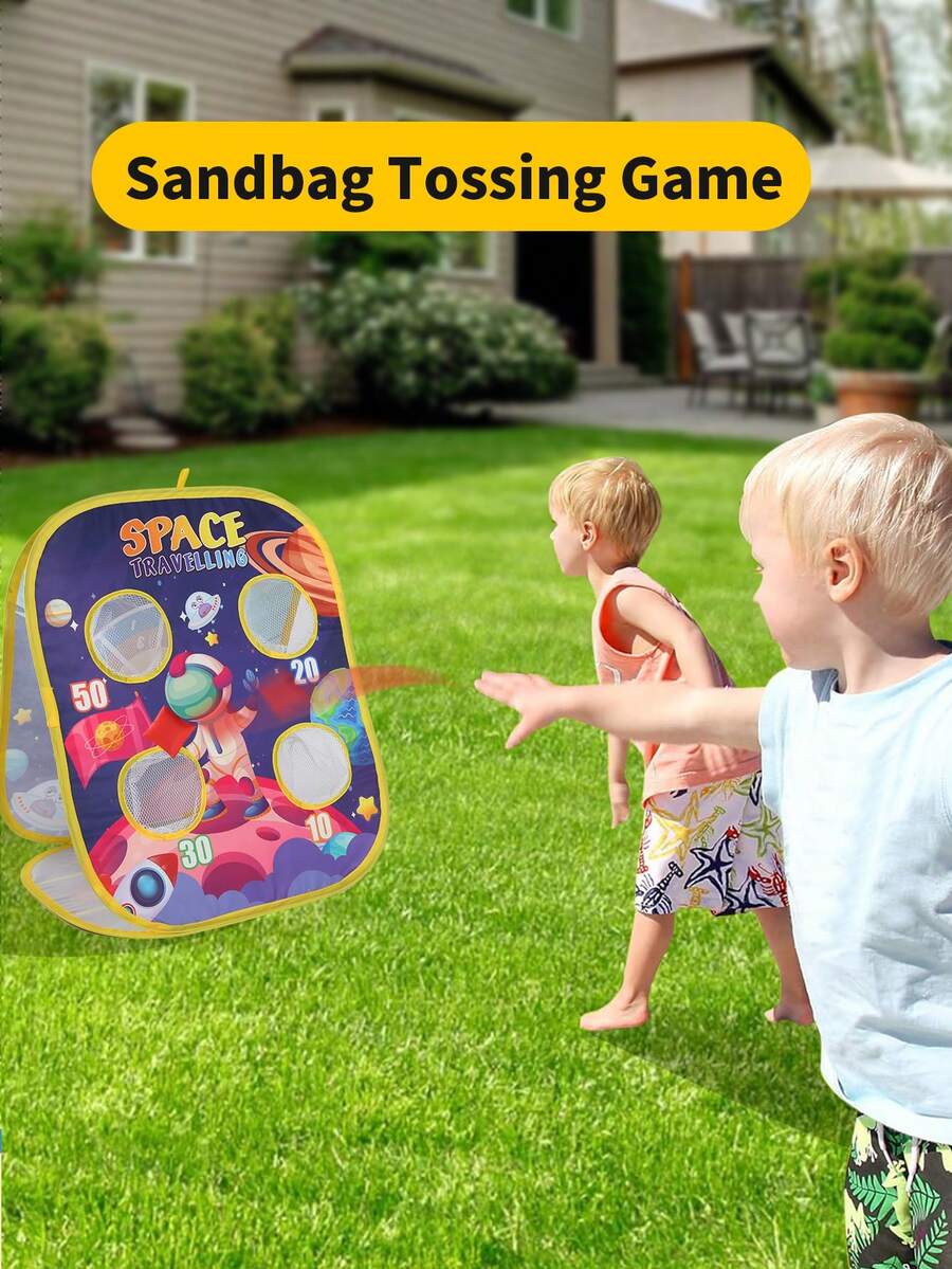 三合一投掷玩具套装，沙包投掷游戏，亲子互动，学校体育活动，生日派对游戏，体育发展玩具，儿童互动玩具，复活节/嘉年华派对道具，儿童节礼物