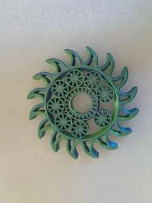 1pc New Sun Rotating Decompression Toy - Multicolor - View 17