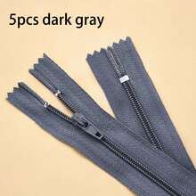 5 Stücke #3 Nylon Reißverschlüsse mit geschlossenem Ende, Hosenschlitz Reißverschluss, Taschen Reißverschluss, verschiedene Größen & Farben für DIY Nähen, Taschen, Geldbörsen - 3# Nylon-Reißverschluss - Übersicht 7