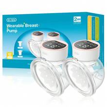2pcs 180ml Wearable Electric Breast Pump 4 Modes Inverter Mode 12 Settings Per Mode Low Noise Anti-Spill Design - Multicolor - View 4