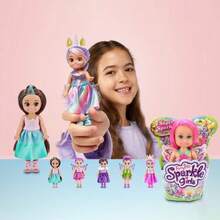 ZURU Sparkle Girlz Fashion So Stylish Super Cutel-4in Baby-Pretend Play Toys 4 Packs(Random Style) - Multicolor - View 7