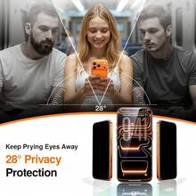 ZMZE 2-Pack Privacy Screen Protector For IPhone 17 Pro Max/17 Pro/17 Air/16 Pro Max/16 Pro/16 Plus/16/15 Pro Max/15 Pro/15 Plus/15/14 Pro Max/14 Pro/14 Plus/14/13 Pro Max/13 Pro/13/12 Pro Max/12 Pro/12/11 Pro Max/11 Pro/11 - Easy Installation, Dust-Proof, Anti-Peeping, Anti-Glare, High Definition Transparent, Full Coverage Protection - 2PCS - View 6