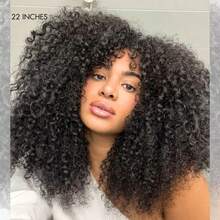 Uveous Curly Half Wig Human Hair 180% Density Jerry Curly Glueless Wigs Upgrade 3 In 1 Wigs Beginner Friendly Seamless Flip Over Drawstring Curly Wig Ready To Go Natural Black Color 18 Inch - Natural Black - View 5