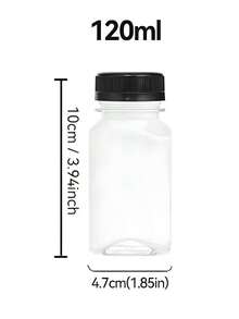 1pc/4pcs/10pcs -120ML/ 250ML/450ML/150ML/500ML-Leak-Proof Clear Plastic Juice Bottles - Perfect For Smoothies,Milk & Homemade Beverages - Juicing Containers,Meeting Daily Drinking Needs And Suitable For Various Scenarios. - Transparent - View 17