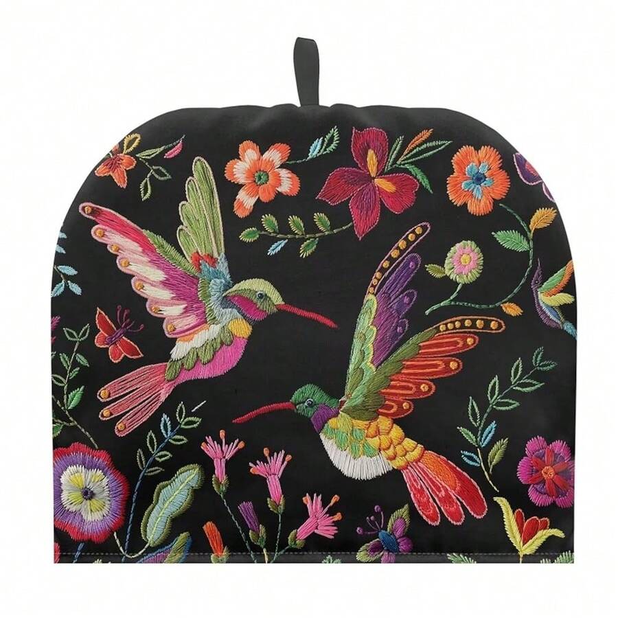 Hummingbird Tea Cozy For Teapot Insulated Floral Tea Cosy For Teapot Home Kitchen Decor Tea Pot Cover For Keeping Warm,Hummingbird-4 - Hummingbird-4 - View 1