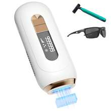 OMCPET IPL Laser Hair Removal For Women And Men, 999,999 Flashes, 5 Levels With Ice Cooling Nearly Painless & Long-Lasting Results Hair Removal Device For Armpits Legs Arms Bikini Line - US A Type Plug(110-127V) - View 3