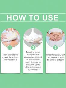 1 Box 60ml Herbal Women's Intimate Care Mousse, Gentle, Refreshing And Comfortable Body Care Mousse For Daily Cleansing And Maintenance, Suitable For Women's Intimate Care, Convenient For Travel And Outings - Women's Body Care Mousse - View 8