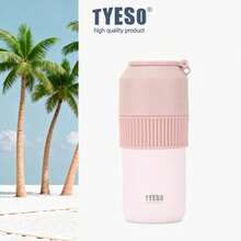 TYESO 900-1000/350-680 Ml Thermal Bottle, Available In Two Sizes. Keeps Drinks Cool Inside, Maintaining The Temperature Of Hot Or Cold Beverages For Up To 24 Hours. Ideal For Physical Activities, Sports, Work, School, Birthday Gifts, And Christmas Presents. - Rosa - 查看 12