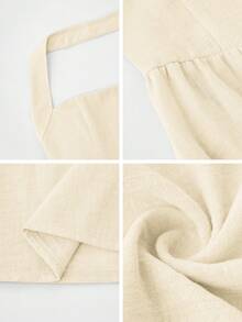 Los vestidos de mujer de primavera y verano de Unadoll con tirantes sin espalda, cremalleras y pliegues son de un estilo casual y elegante, perfectos para la playa, las vacaciones, las citas, los festivales de música, el Día de San Valentín, los cumpleaños y las fiestas. - Albaricoque - Ver 11