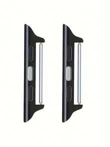 1 Pair Band Connector Adapter, Compatible With Apple Watch 38/40/41/42/44/45/46/49mm, Compatible With Apple Watch Series 1-7, Ultra, SE, 22mm Width