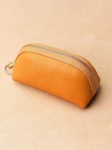 1pc Vintage Leather Wallet Card Holder Coin Purse Makeup Bag Lipstick & Coin Case Portable Travel Organizer Personalized Mini Coin Purse Women Wallet Mini Wallet Autumn Coin Purse For Women Wallet Purse Wallet Small Wallet Wallet Keychain Coin Wallet - Multicolor - View 5