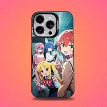 Funda de teléfono BocchtheRockAnme para iPhone 16, 15, 14, 13, 12, 11, 11 Pro, 11 Pro Max, SE4, XS, 17 Air, cubierta negra mate de caramelo para iPhone 17 Air - Z4 - Ver 1