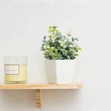 2 chậu cây bạch đàn nhân tạo - Trang trí cây hương thảo và cây tiền giả, thích hợp cho gia đình, văn phòng và sân vườn - Hoàn hảo để trưng bày trên bàn, tiệc tùng và trang trí theo mùa - Nhiều màu - Xem 4