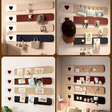 4/1 Set Soft Cork Board With Felt Backing, Comes With Approx. 35 Colorful Push Pins, Bedroom/Living Room/Dorm Decor Memo Board, Photo Display Wall, No Drilling Required Self-Adhesive Easy Installation, Suitable For Home, School, Office Decoration, Christmas, Halloween, Valentine's Day, New Year, Birthday, Anniversary Romantic Decor - Nhiều màu - Xem 10