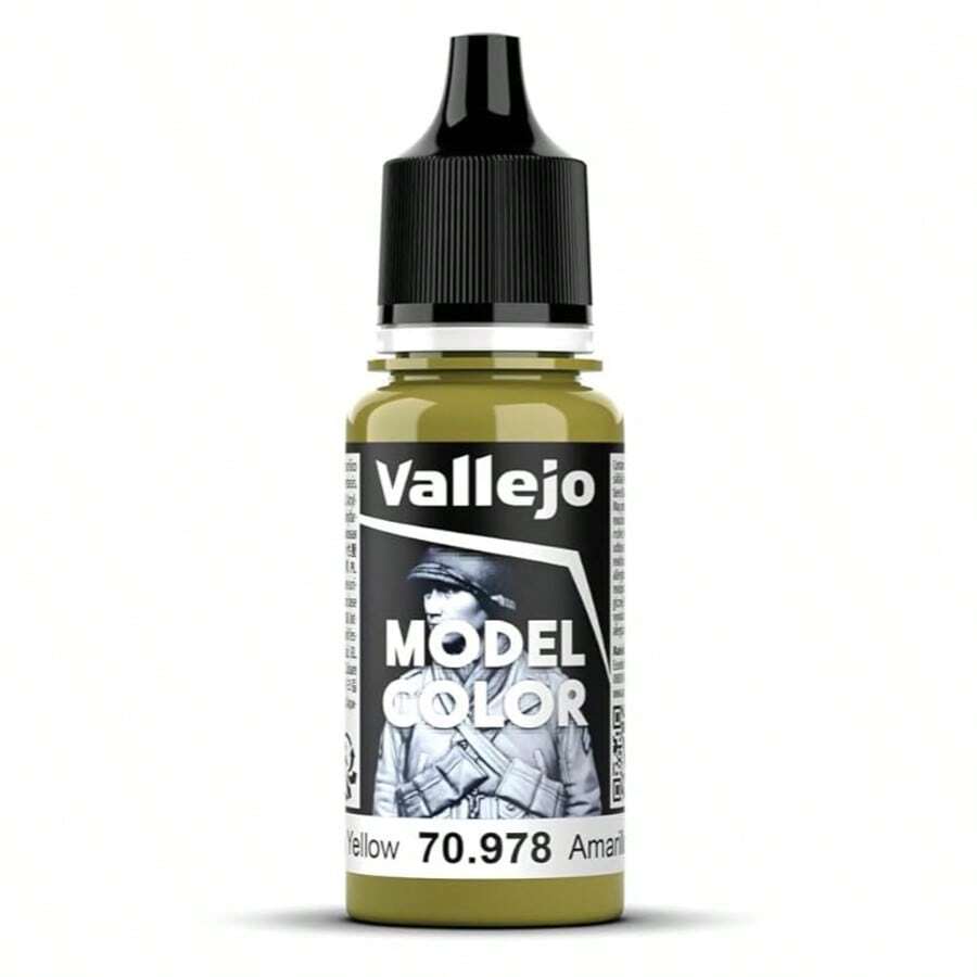 Vallejo Dark Yellow Model Color Paint, 17ml - Model Color Paint - View 1