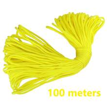 10/50/100m/Pack 7-Strand Multicolor Camouflage Outdoor Tent Emergency Survival Rope, Multi-Purpose Camping Binding Climbing Towing Rope, Bracelet Weaving Hanger Leash, Durable DIY Rope