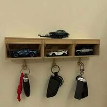 New Durable Plastic Shaped Hooks (1/2 Pack), With Open Slot, For Self-Placing Small Decorations - Wall Mounted Key Organizer, Can Hang Bags, Scarves, Towels, Keys. Suitable For Entryway, Garage, Bathroom, Kitchen And Living Room. - Multicolor - View 6