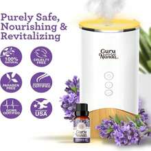GuruNanda Lavender Essential Oil, 100% Pure, Natural &Amp; Undiluted Aromatherapy Oil For Diffusers, Massage &Amp; DIY Recipes, Aids In Feeling Of Relaxation And Calmness (2X0.5 Fl Oz) - ColorD - 查看 4