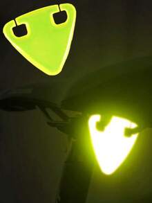 1/4/20pcs Reflective Bicycle Safety Tail Light - No Battery Needed, Improve Visibility And Safety For Mountain Bike And Road Bike - Multicolor - View 2