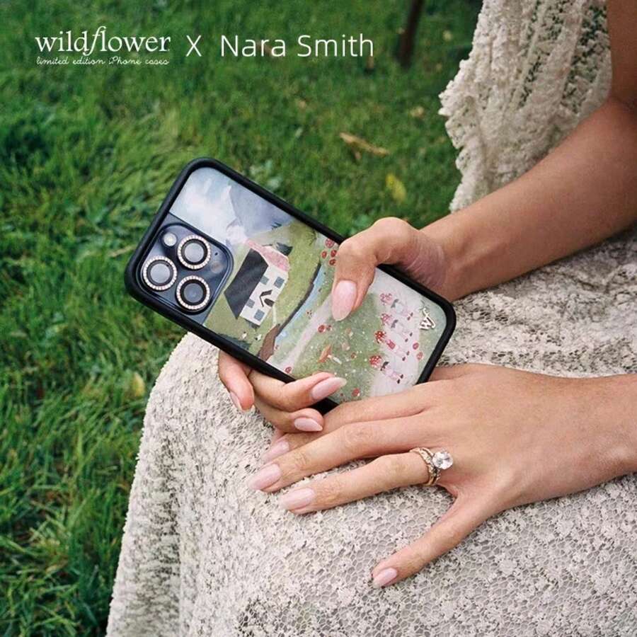 Wildflower Nara Smith Phone Case For Apple  12 13 14 15 16 17 Pro Max Plus Air 17pro House Pastoral Wf Girl Cover Funda - 2ziMGHlv - 查看 1