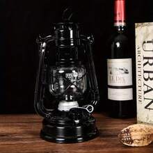 Practical Multi-Purpose Portable Lantern, No Charging Required, Camping Fuel Oil Lamp, Suitable For Party Decoration, Hiking, Backpacking, Emergencies, Retro Kerosene Lamp Home Decor, Outdoor Tent, Bar, Hotel Decoration, Holiday Gift