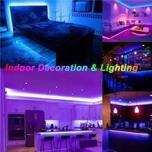 LED Strip Lights With 44-Key Remote Control - USB-Powered RGB Color Changing Lights, For Easy Installation For TV Backlighting, Home Decor, Game, Party, Halloween, Space Theme, Multi-Color - Nhiều màu - Xem 4