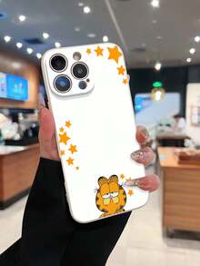 Funda para teléfono con diseño de estrellas de , compatible con teléfonos ,  17,  16 Pro Max,  15 Pro Max,  13 y  12. Fabricada en TPU para una protección eficaz contra golpes y caídas. Un regalo perfecto para familiares, amigos, seres queridos, parejas y para Navidad. - Blanco antiguo - Ver 1