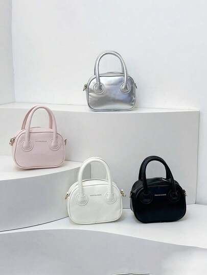 This New, Cute, Niche, And High-End Crossbody Bag Is A And Fashionable Design. Featuring Refreshing And Vibrant Colors, It Can Be Worn Crossbody With An Adjustable Shoulder Strap. It's Casual Yet Stylish, Perfect For Outings Or As A Gift For Friends.