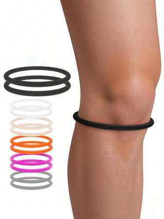 2/4 piezas Correa de soporte del tendón de la rótula, estabilizador de rodilla y rótula, adecuado para senderismo, fútbol, baloncesto, correr, rodilla de saltador, tenis, voleibol y sentadillas