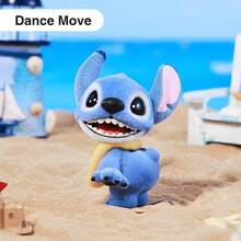 Miniso Stitch Flocked Blind Box, Lilo & Stitch Figure Collectible Toy, Cute Cartoon Desk Decor For Fans - Multicolor - View 8