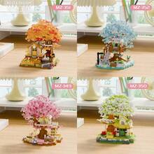 600+ Piece Micro-Particle Four Seasons Tree House Building Blocks, Perfect For Building A Dreamy And Sweet Tree House For Your Loved One, Ideal For Living Room Decor, Birthday Gifts, And Presents For Friends, Family, And Partners - Multicolor - View 9