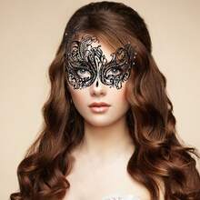 Couple Masquerade Ball Masks, Metal Masks, Venetian Party Masks, Halloween Costume Masks, Carnival Masks