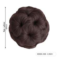 Coques de Cabelo Sintético Curto e Encaracolado com Presilha - Multicolorido - Visão 6