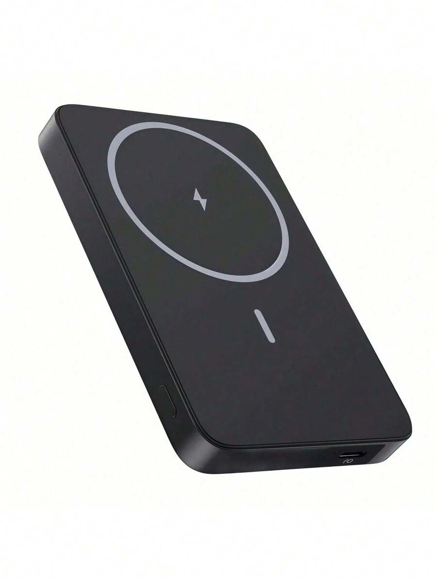 5000mAh磁吸式无线充电宝 – 超薄Qi2认证15W快充便携式电池组，强磁吸附，USB-C兼容充电器，兼容 17/16/15/14/13/12系列，非常适合旅行、户外活动和日常备用，适用于办公室、宿舍和家庭。 - 彩色 - 查看 1