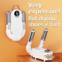 ISRBV Premium Brand,Portable Shoe Dryer-Fast, Quiet And Dry, With Intelligent Timer, Automatic Shutdown, Foldable Design, Suitable For Work Boots, Gloves, Hats, Socks, American Plug 110V ,Selected Gifts For Back-To-School Season - 美規A型插(110-127V) - 查看 10