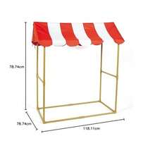 Big Top Tabletop Tent by CusCus - Rojo y blanco - Ver 6