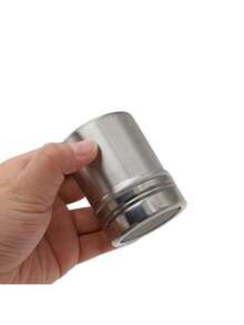 1pc Stainless Steel Pepper And Cumin Seasoning Powder Dispenser Bottle Seasoning Canister For Home Barbecue Seasoning Container, With Easy-To-Clean Feature - Multicolor - View 10