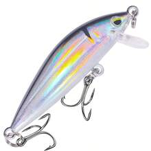 1 pieza/5 piezas/Micro-Objeto Cebo Minolua de 5 cm y 3 g, cebo artificial con hundimiento lento y suspensión, cebo para pesca en arroyos, equipo de pesca, cebo artificial biológico - Multicolor - Ver 5