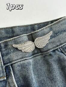 1/2/4/6 Pairs Waist Shaper Wing Buckle With Detachable No-Nail No-Sew Waistband Buckle For Jeans - Waistband Reducer