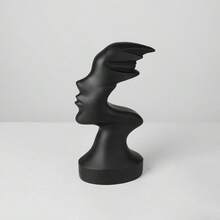 1 buc. Decor minimalist cu față de zeiță, potrivit pentru dulap TV, sufragerie, birou, vilă, birou, mobilier textil din rășină