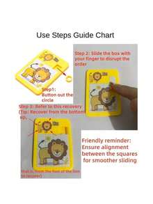 5件套个性化可爱动物卡通数字拼图玩具，生日派对礼物，皮纳塔奖励套装，复活节礼物，适合5-10岁女孩，益智3D拼图玩具 - 彩色 - 查看 5