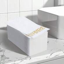 200 paquete de servilletas de papel desechables, servilletas de 3 capas para la cena con ribete dorado para invitados, toallas de papel absorbentes y suaves para el baño, cocina, cena, fiesta, boda o evento - Oro + 200 - Ver 6