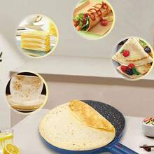 Sartén eléctrica para tortitas, sartén portátil para tortitas, potencia de 600 W, con protección contra sobrecalentamiento, diseño con revestimiento antiadherente, formato compacto, fácil de limpiar, función de calentamiento rápido ideal para cocinar tortitas, crepes y postres caseros. - Tipo de Enchufe A USA (110-127V) - Ver 4