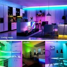 LED Strip Lights With 44-Key Remote Control - USB-Powered RGB Color Changing Lights, For Easy Installation For TV Backlighting, Home Decor, Game, Party, Halloween, Space Theme, Multi-Color - Nhiều màu - Xem 5