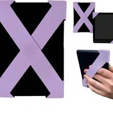 安全手带多功能轻便指握式电子阅读器支架，适用于6-7英寸Kindle Paperwhite/Kobo/Voyaga/Pocketbook/Tolino电子书，高弹性