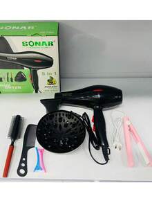 hair dryer,professional dryer with 2 wind speeds.8 in 1 .for gift. - Tipo de Enchufe A USA (110-127V) - Ver 3