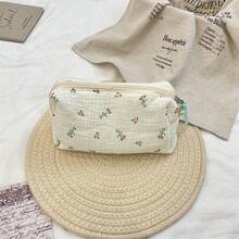 1 pieza Bolsa de almacenamiento multifuncional con diseño lindo y gran capacidad, organizador de cosméticos para estudiantes, viajes y uso diario. Se puede usar como estuche de lápices, billetera, organizador de papelería, bolsa de aseo de viaje, mini bolsa de cosméticos portátil con cierre. Regalo ideal para mujeres y niñas. - Multicolor - Ver 12