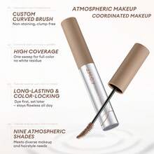 J.M.C.Y Eyebrow Tint Gel, Waterproof Sweat-Resistant Long-Lasting Natural Brown Eyebrow Dye For Women - B08 SUMMER TEA NAP - View 4